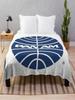 Pan Am Mid 1950s Globe Inverted Throw Blanket Cute Plaid Thin Moving Vintage Blankets