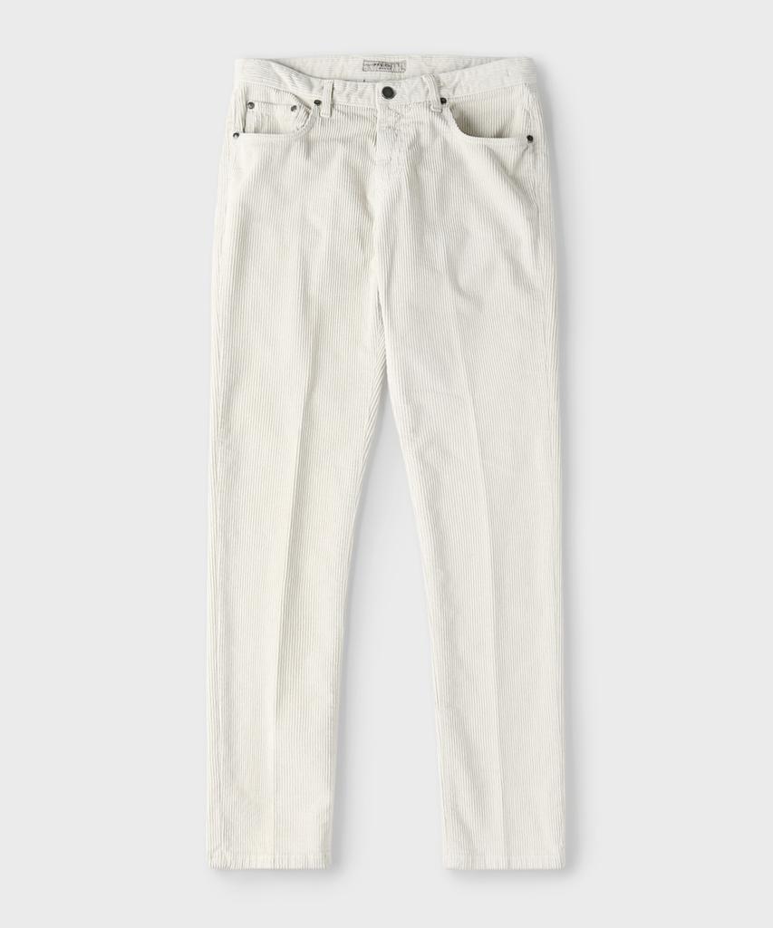 PANICALE Ivory Regular Fit Corduroy Pants