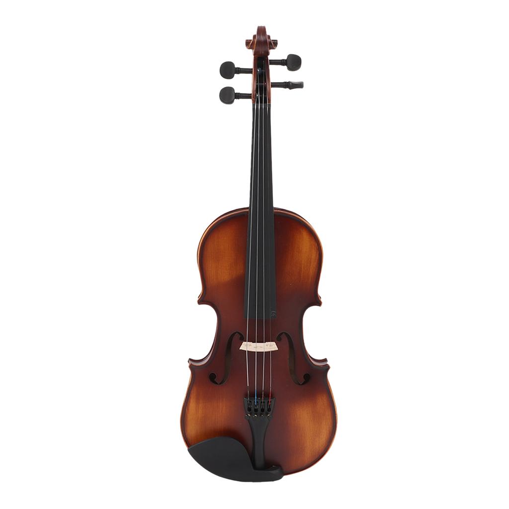 44 Violin Set Matte Wooden Antique Color Violins for Beginners String Instrument Kit AV?508Antique