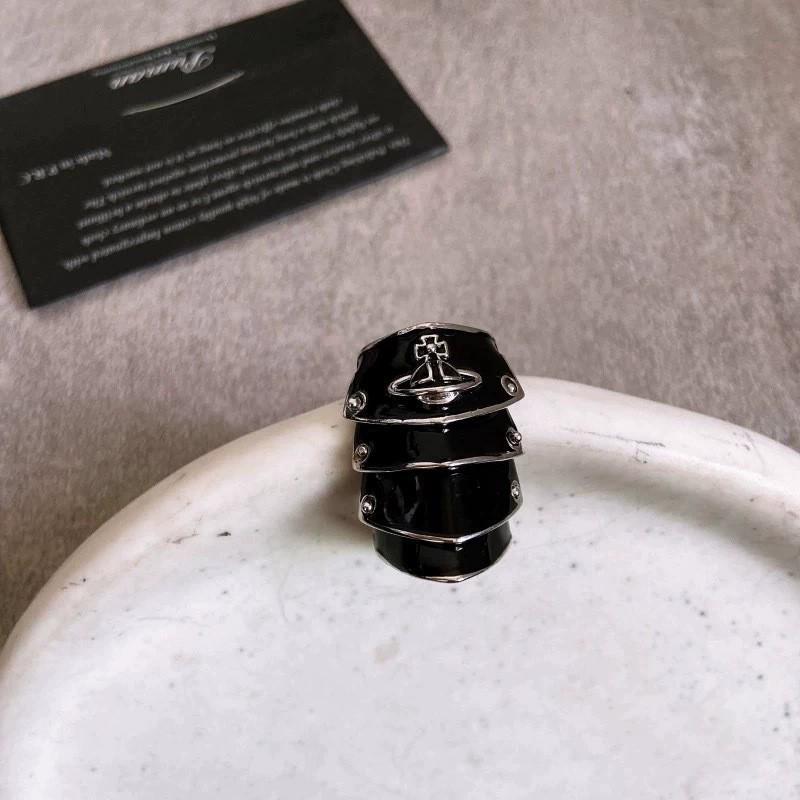 Empress Dowager Cixi Saturn Adjustable Punk Ring: Unisex, Multi-Layer, Open Design