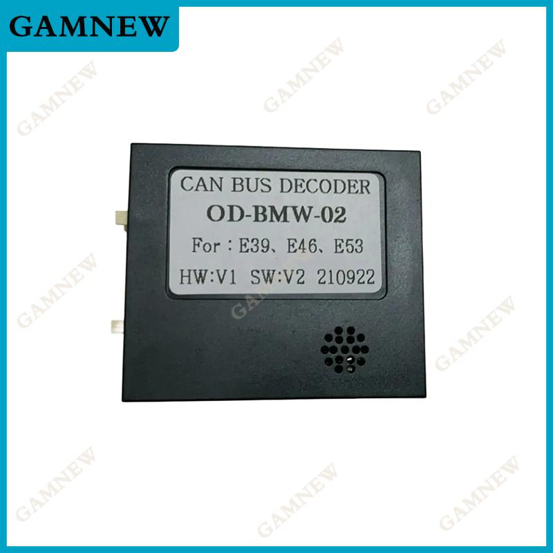 Car 16Pin Power Wiring Harness Cable Adapter With Canbus For BMW E46/E39(1995-2000)/E53(99) Install Aftermarket Android Stereo