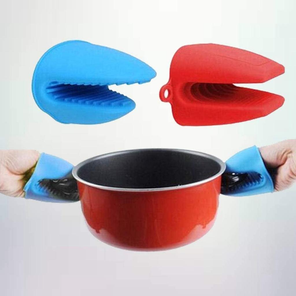 4 Piece Set Of Silicone Hot Handle Silicone Pot Handle Cover Insulation Cover Thickened Combination Pot Handle