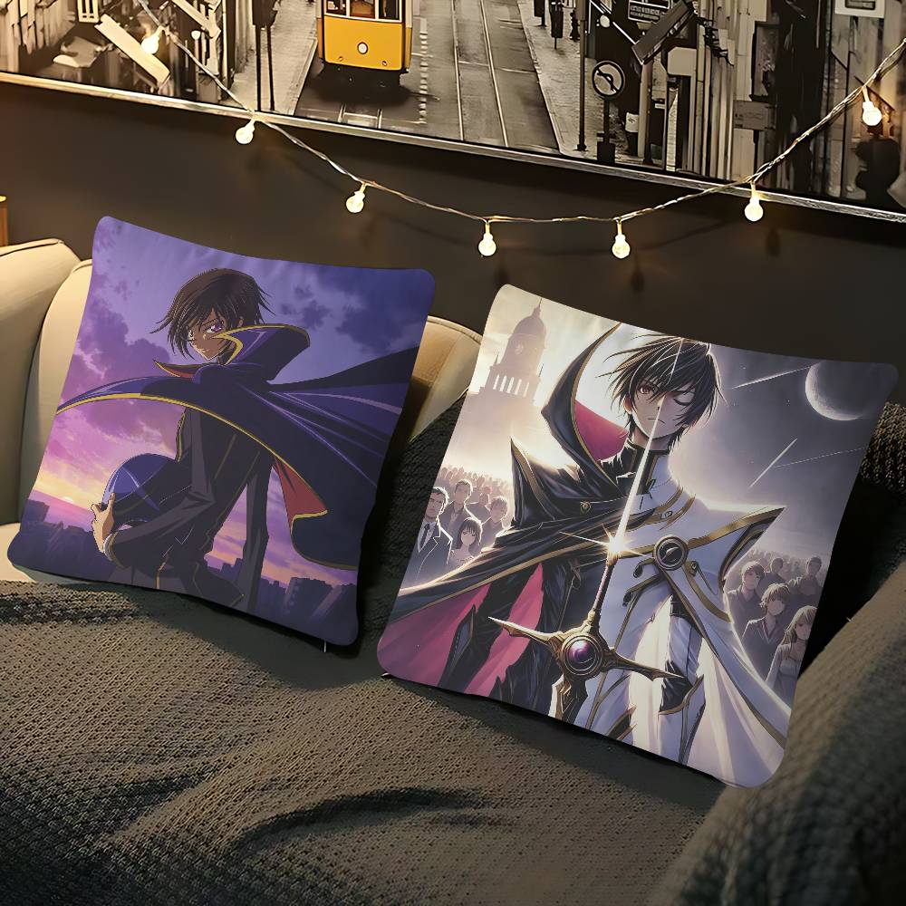 C-kod G-Geass Anime Lönndesign Kuddfodral Glad Höstskörd Dekor Högtidsdekorationskuddfodral