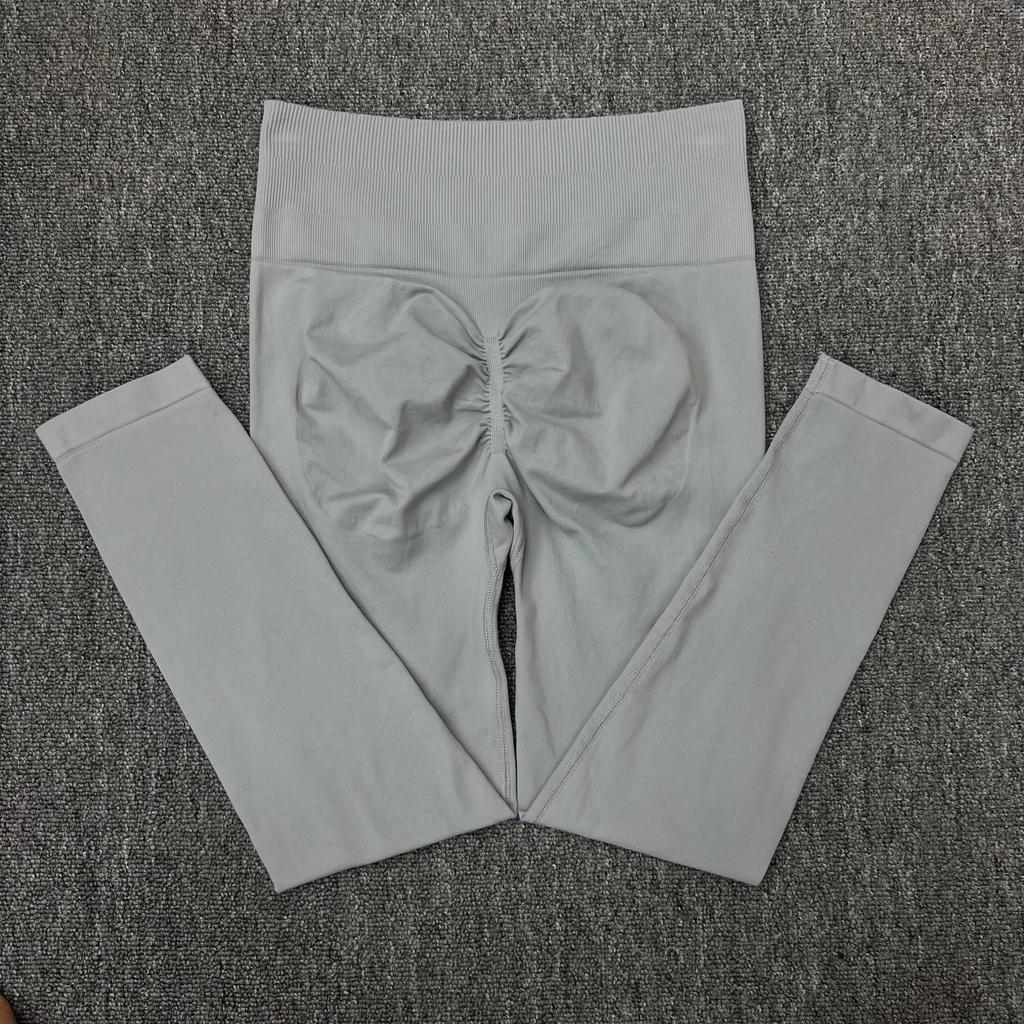 Nahtlose Pfirsich-Po Yoga-Hose: Hohe Taille, Keine Nähte, Hochelastische Sportbekleidung für Damen