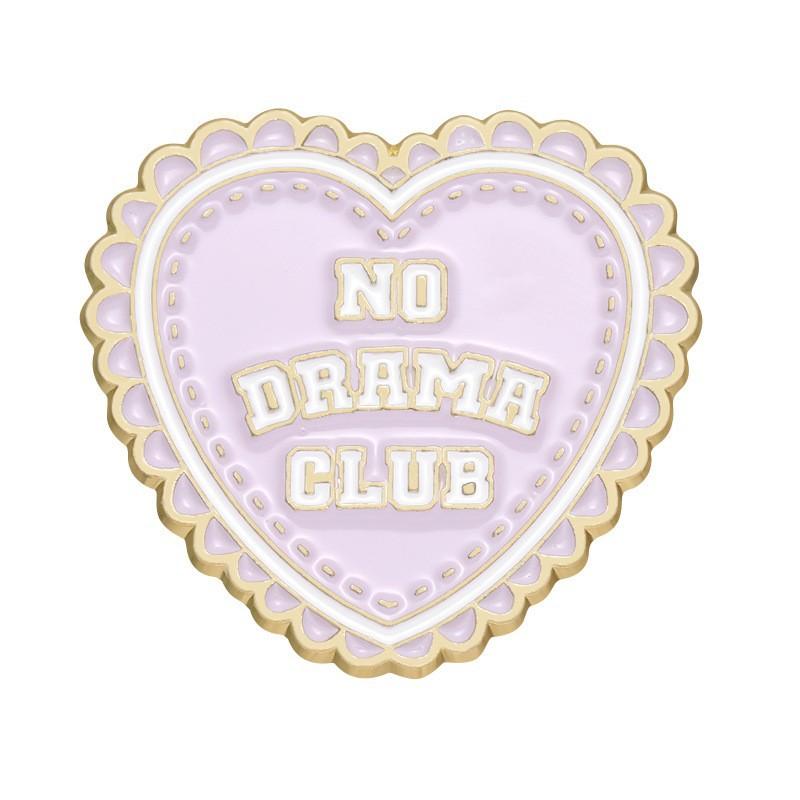 Brooch Cartoon Trendy Collection In Pink With Fun Letter Designs Perfect For Statement Accessories And Gifts