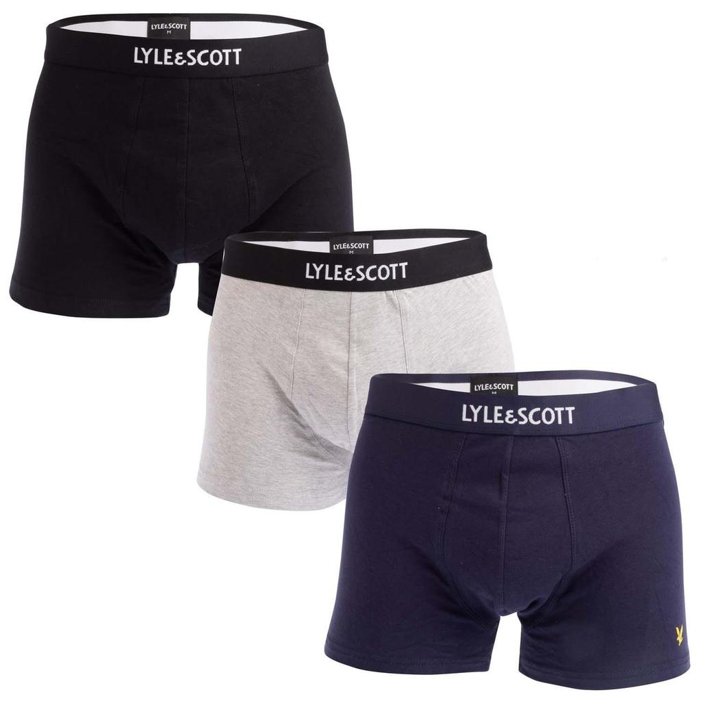 Lyle & Scott Mens Devon Boxer Shorts (Pack of 3)