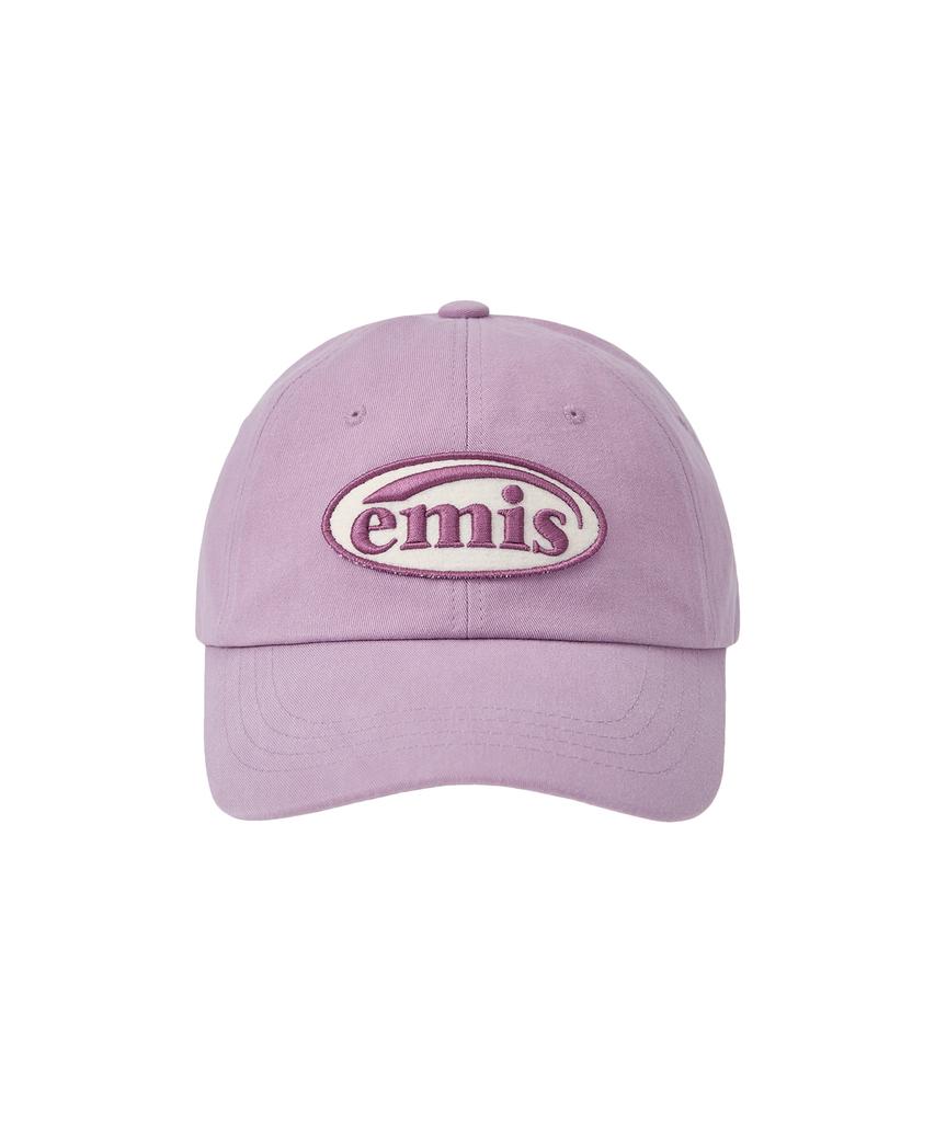 Imiseu Tone On Tone Wappen Ball Cap-Light Purple