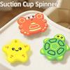 3Pcs/Set Baby Bath Toys Funny Bathing Sucker Spinner Suction Cup Cartoon Rattles Fidget Educational Toys, and grip toys