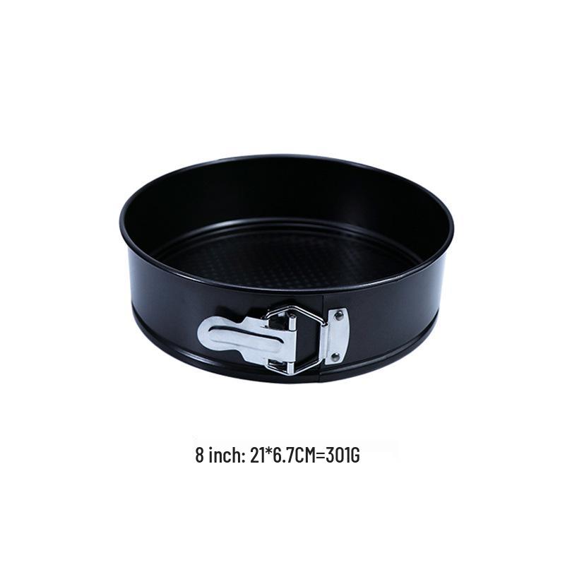 Thickened Carbon Steel Round Springform Cake Pan with Removable Bottom and Non-Stick Surface