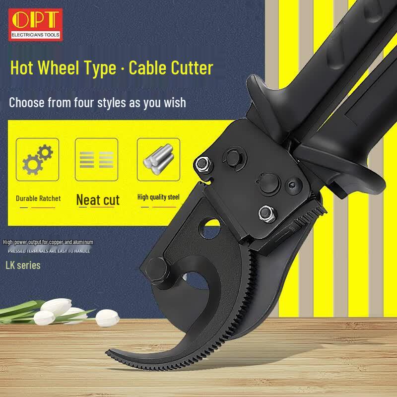 OPT Heavy-Duty Ratchet Cable Cutter 500 sq mm