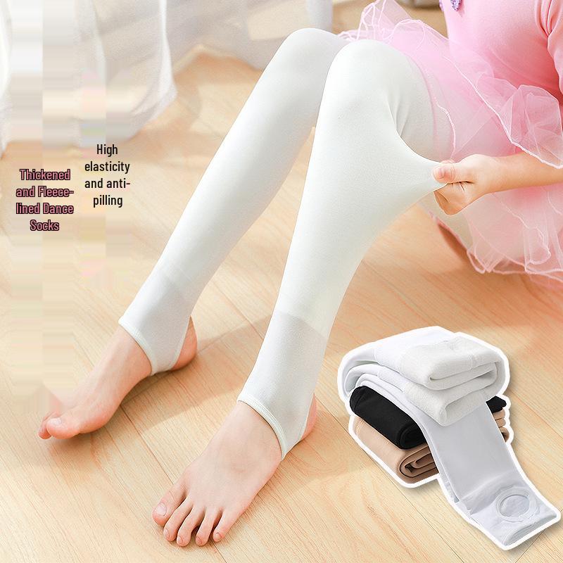 Children's Fall & Winter Fleece-Lined Leggings: Girls' Thick Pantyhose, Outerwear, Dance Socks & Flesh Toned Stockings.