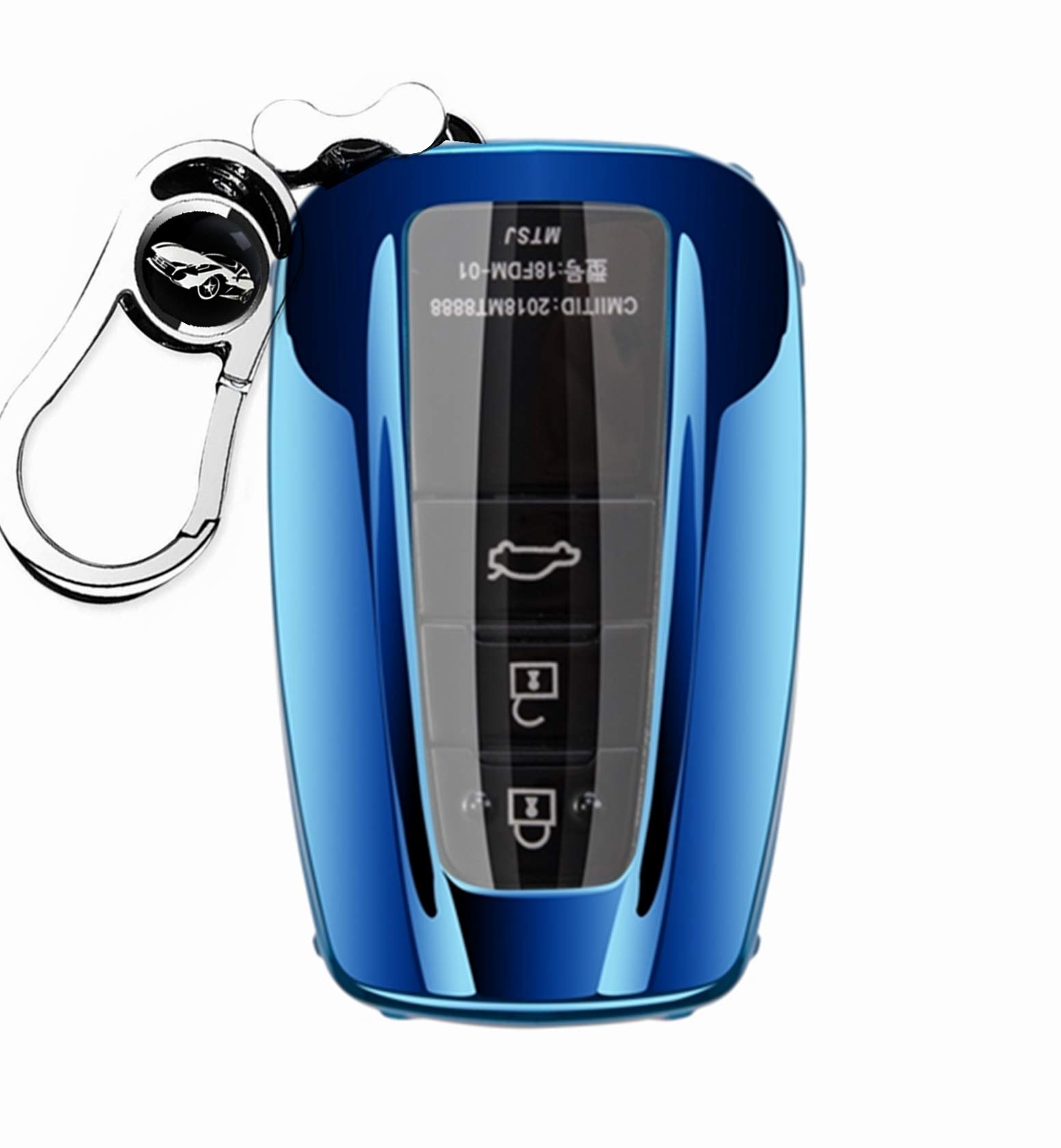 [AMACHER] TOYOTA Key Case C-HR Prius 50 Series New Corolla синий