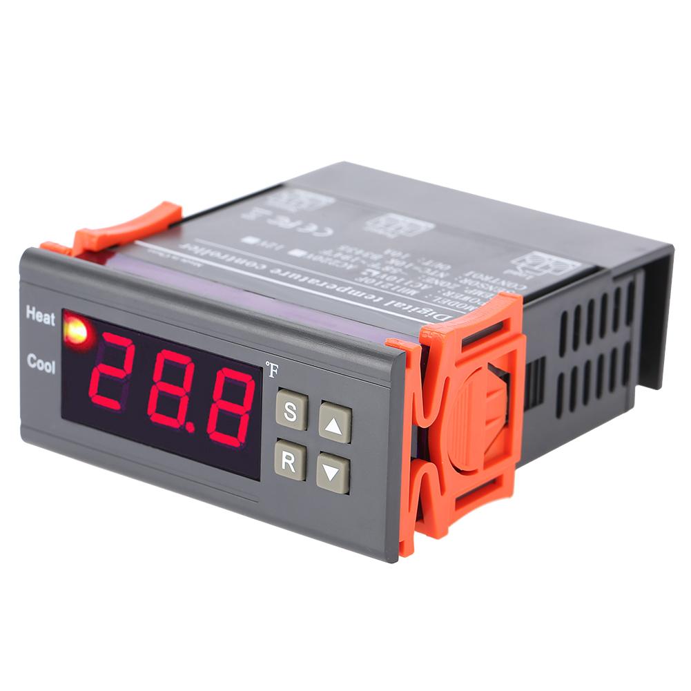 MH1210F Digital Temperature Control Controller Thermostat 58~194 Fahrenheit  Fahrenheit Sensor AC110V