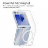 ABEEL For Samsung Galaxy Z Flip6 5G Magnetic Case Clear PC Anti Scratch Phone Cover