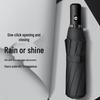 24-Rib Automatic Folding Umbrella: High-End, Large, UV Protection for All Weather