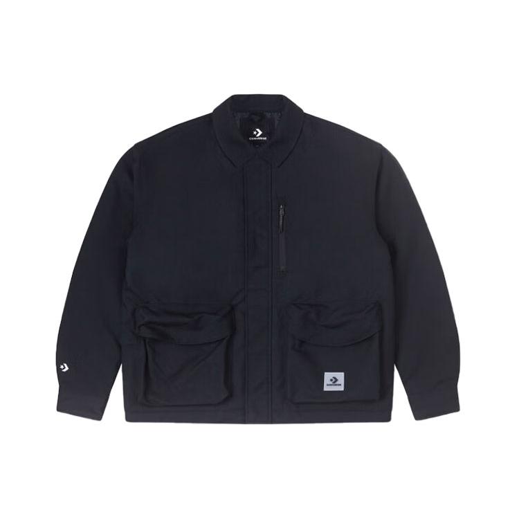 

New Converse Jackets Men s Black 10025264-A03 2XL