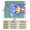 Konata izumi L-Lucky S-Star Super Warm Blanket  Students Plush Throw Blanket Street Trend Flannel Bedspread Sofa Bed Cover