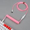 Custom Coiled Type C Gx16 Usb Cable Aviator Cable Usb C Cable Braided for Mechanical Keyboard