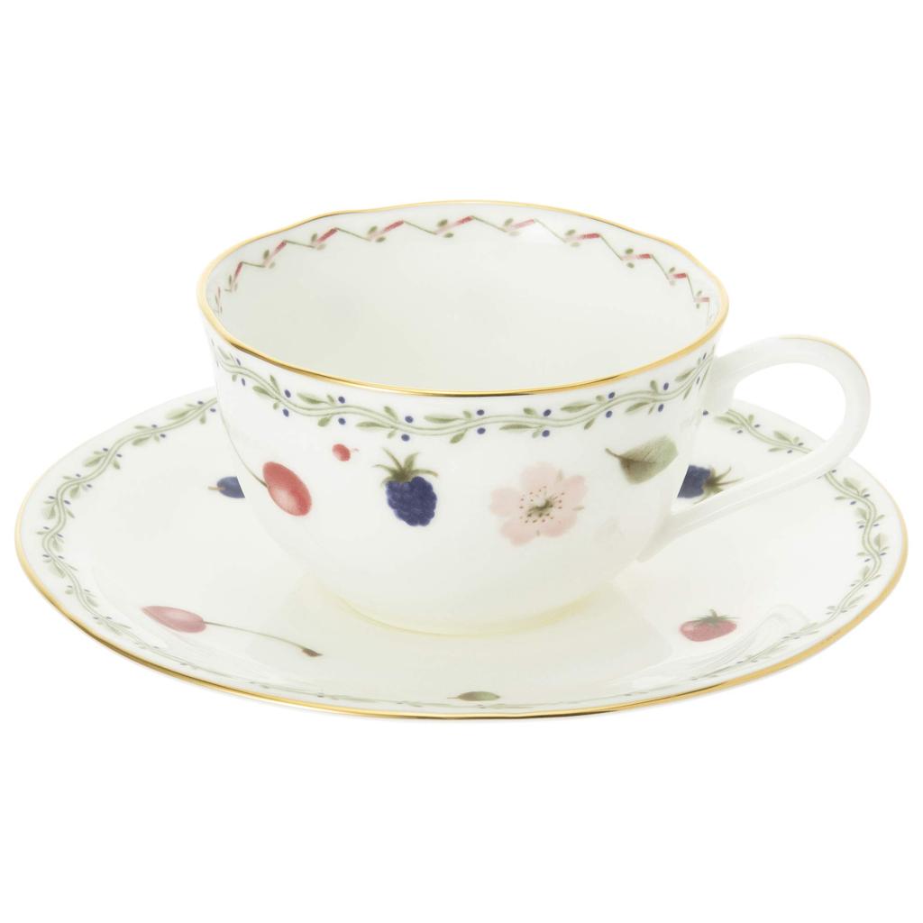 Noritake Portshore Bone China Cup Saucer Set 220cc & (Pair) (Coffee/Tea) (P59387A/4613)