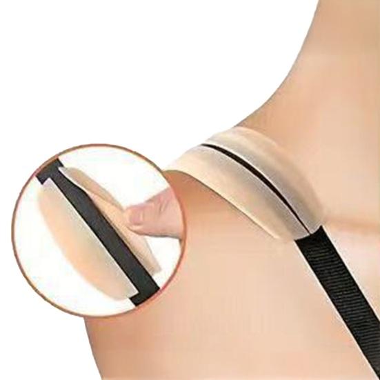 2 Stück BH-Träger Polster, Weiche Silikon BH-Träger Halter Polster, Anti-Rutsch Schulter Schutz Polster, Unsichtbare Polster für Träger Damenbekleidung