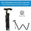 Folding Walking Cane, Adjustable Collapsible Cane,Foldable Walking Cane for Men,Women,Lightweight,Adjustable,Portable Hand Walking Stick - Ergonomic