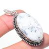 Natural Dendrite Opal Gemastone 925 Sterling Silver Jewelry Pendant 2.17" AP-14530