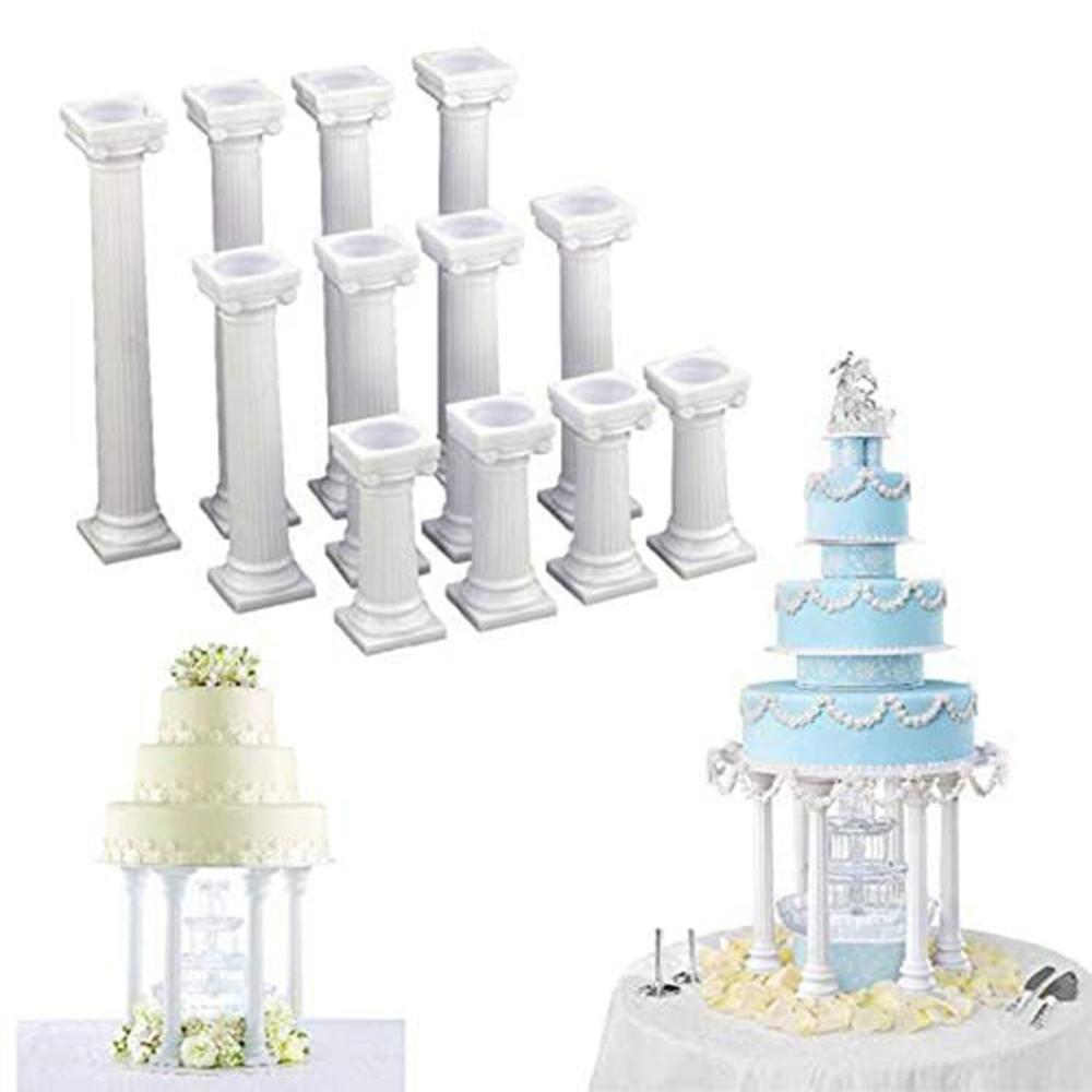 Birthday Support Rod Display Multilayer Roman Column Cakes Separator Tiered Stands Cake Decoration