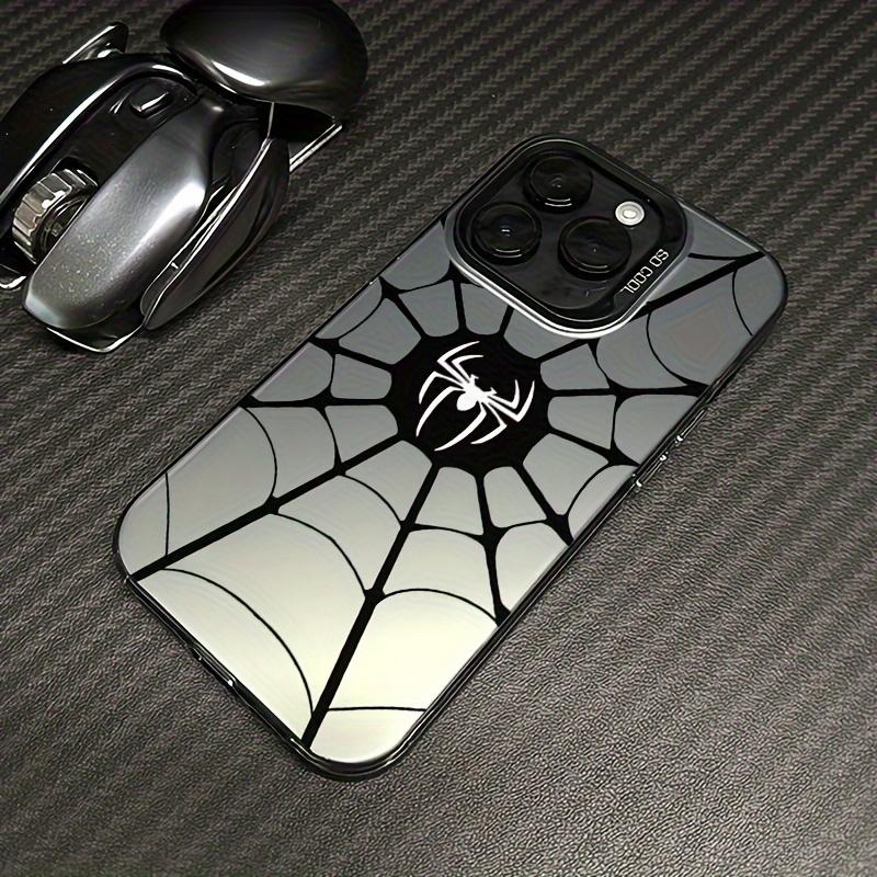 Black Spider Pattern Phone Case Suitable for iPhone 17 16 15 14 13 12 11 Pro/Max/Plus Anti Drop and Shockproof Back Cover