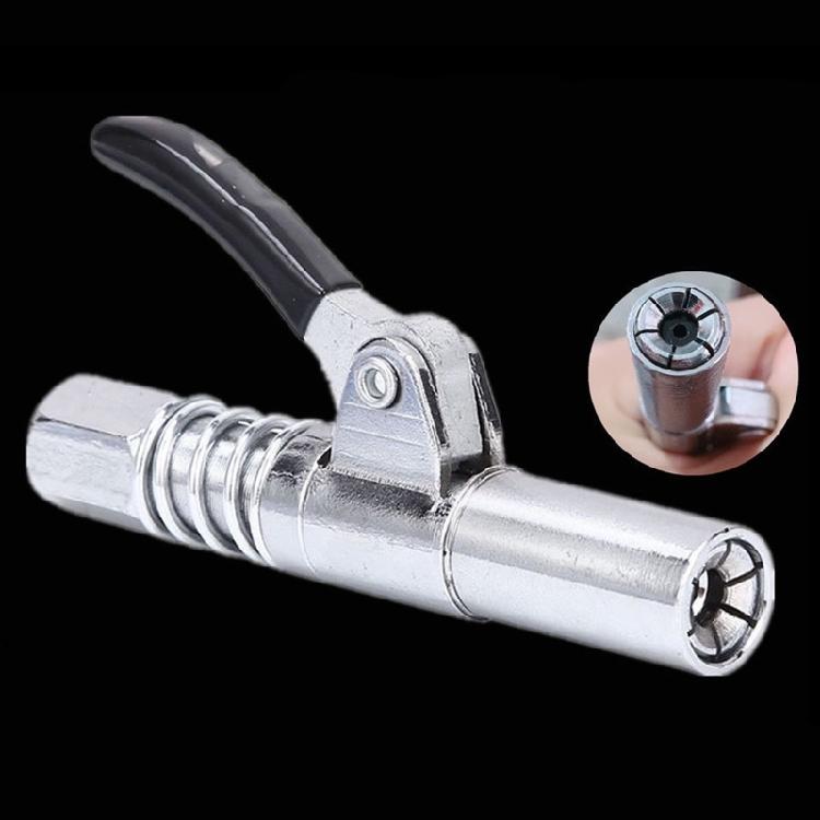 Grease Gun High-pressure Oil Injection Nozzles Does Not Leak Once Locked On Tool