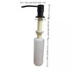 1Pcs Manually Pressing Soap Lotion Dispenser 350Ml Stainless Steel Sink Soap Dispenser Liquid Soap Bottle Kitchen Accessories
