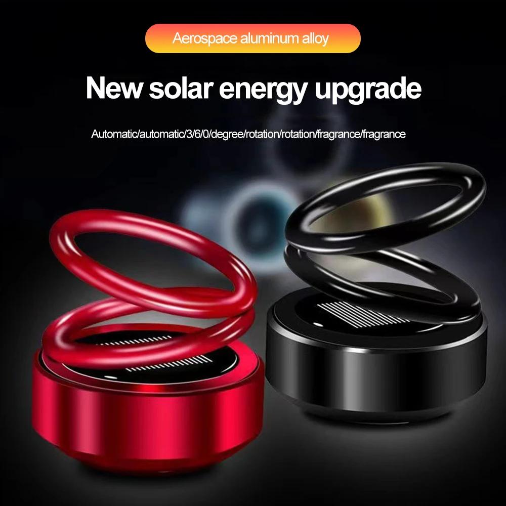 Solární osvěžovač vzduchu do auta Aromaterapie Sluneční světlo Energie Rotace Interiér Vůně Ornament Aroma Difuzér Palubní deska Parfém