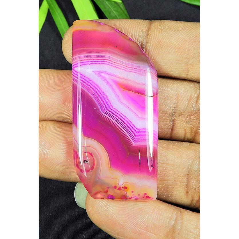 65 karátů. Barvený onyxový achátový kabošon fantazijního tvaru volný drahokam 24X41MM SK-4363