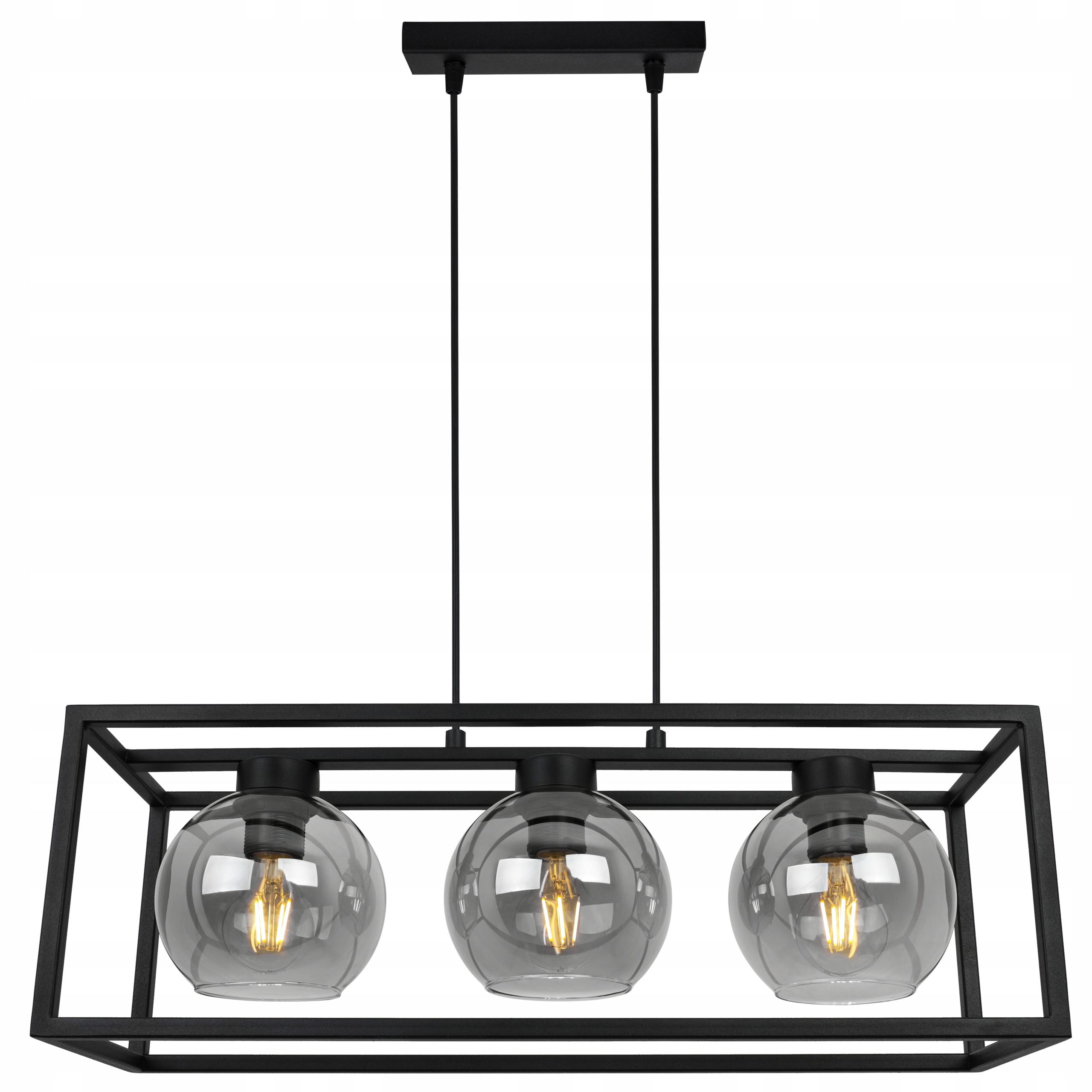 Cage hanging lamp, elegant glass ball