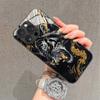 Módní tvrzené sklo na telefon se vzorem zlatého tygra pro iPhone 17 16 15 Pro Max 14 13 12 11 17Air 16E 7 8 Plus XR XS X Kryt