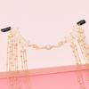 Long Tassel Rhinestone Head Chain Shiny Tassel Hair Accessories  Women's Hair Jewelry