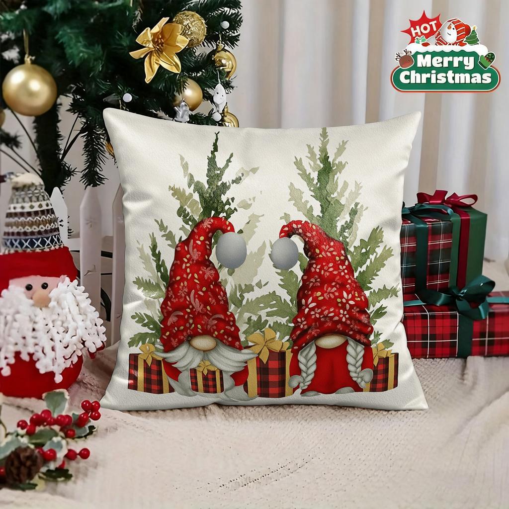 A Festive Barn Pillow CoverSuitable for Sofa Car Bedroom Decorative Cushion Cover Pillow Cover