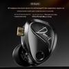 KZ-Duonic HiFi Headphones with Triple Magnetic Planar Drivers and 4-Level Custom Tuning