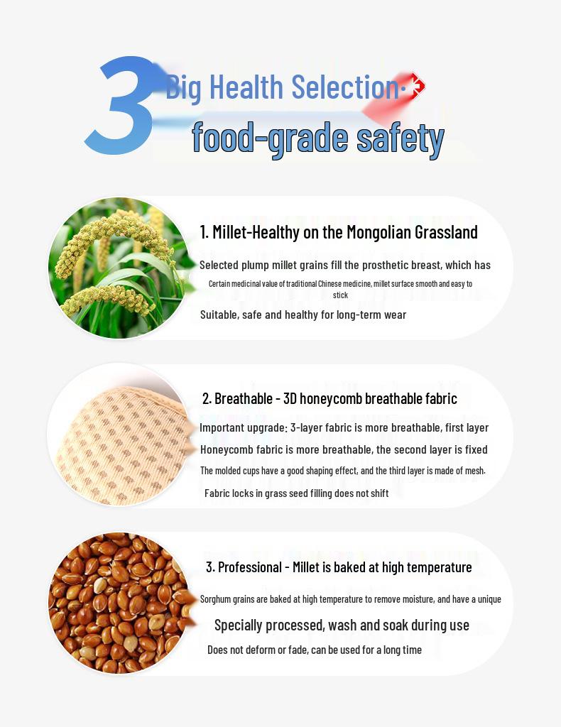 Leichter atmungsaktiver Mastektomie-BH mit Prothesenbrust für den Sommer