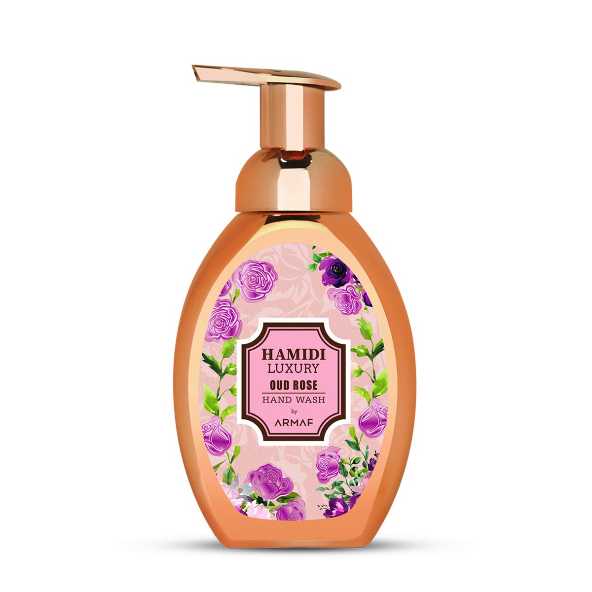 Hamidi Luxury Oud Rose Hand Wash for Unisex 350ml | Gold for Non-Alcoholic, By Hamidi from the House Of Sterling