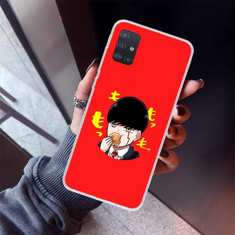 Mashle Magic And Muscles Phone Case For Samsung Galaxy A52 A51 A50S A32 A22 A12 A02S A72 A71 A31 A70 A30S Note 20 Ultra 10 Plus