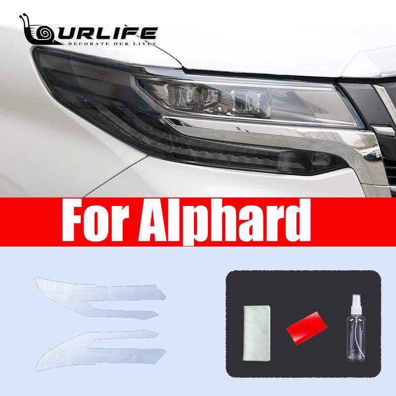 

Передняя фара для Toyota alphard AH30 2015 2016 2017 2018- Фары TPU Smoked Black Аксессуары для фар прозрачный