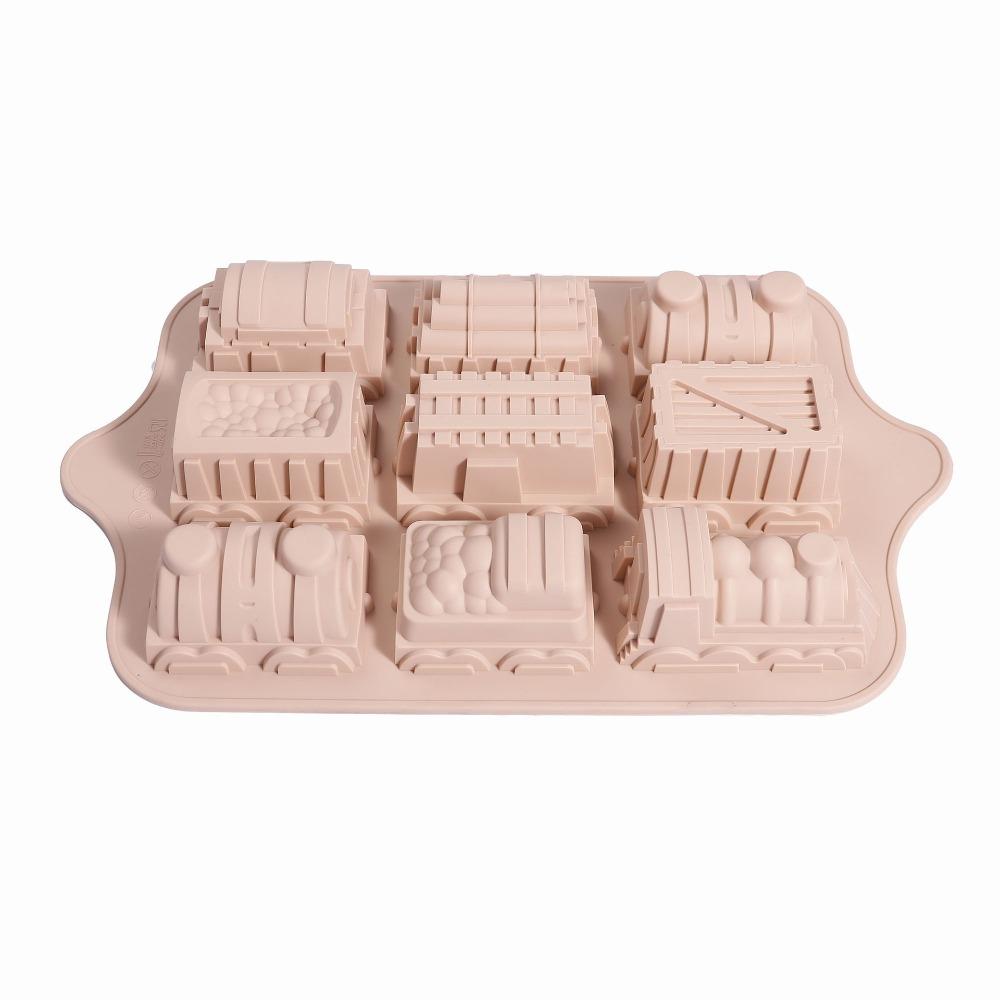 Non-Stick Cake Mold 9-Tank Design Pudding Cup Mold Baking Mold Jelly Mold  Kitchen