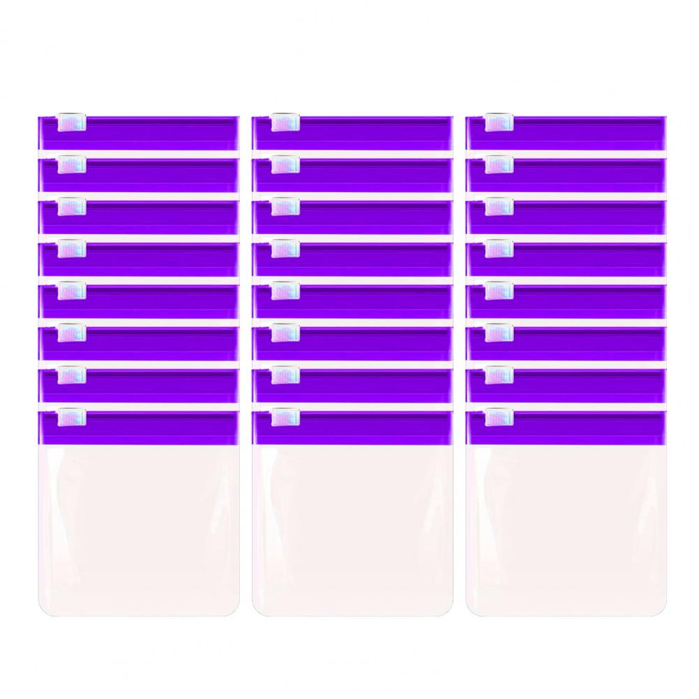 24Pcs 3" Pill Pouch Bags Zippered Storage Bags Good Sealing Reusable Translucent Medicine Organizer Self Sealing Pill Bags