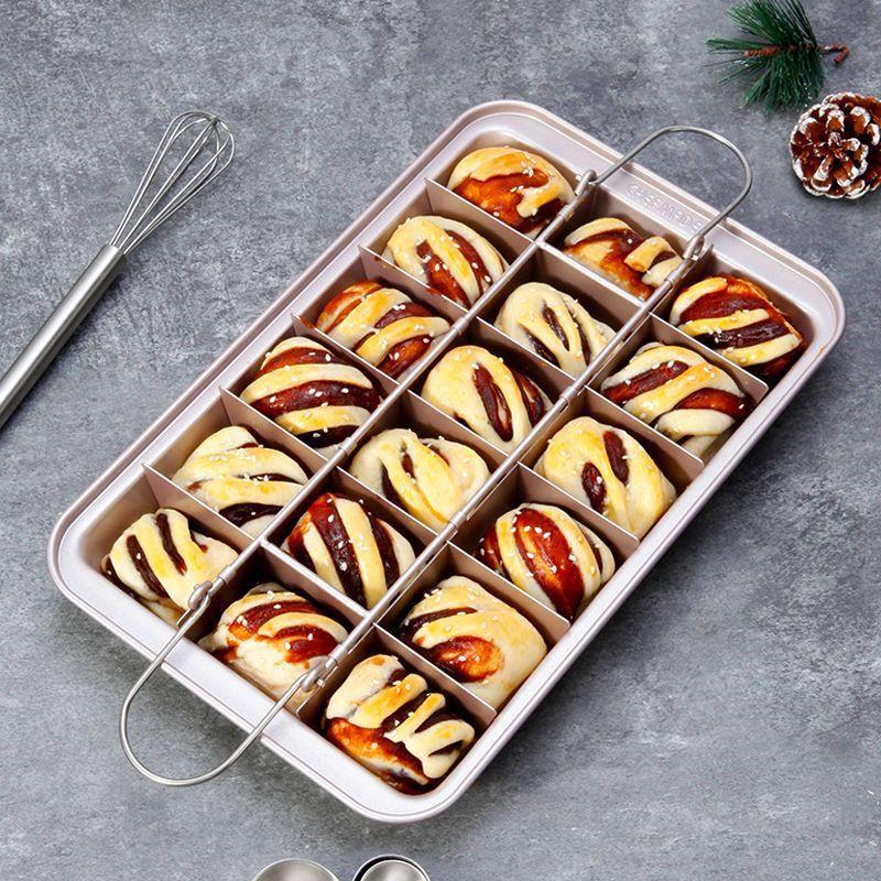 Non-stick Removable Bottom Brownie & Pineapple Cake Mold