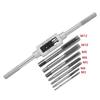 Bearing Steel Tap Tap Wrench Set Adjustable Ratchet Enduring Bearing Steel High-Speed Steel 4241 For Iron Plates