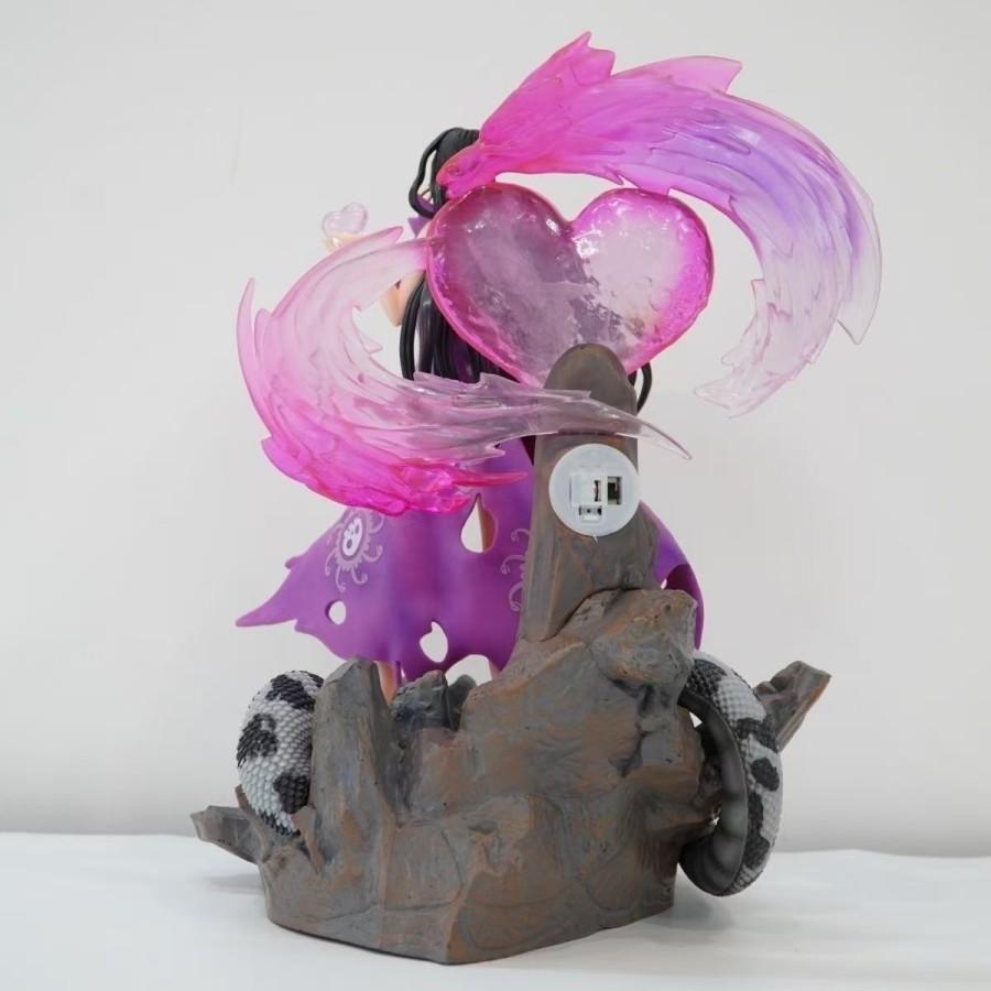 Boa Hancock Figure One Piece Warlord Phantom Series Boxed Light-Up Scene Decoration Collectible Model 40cm