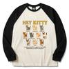 Seupeullaesikodeu Raglan Long Sleeve Cream - Hey Kitty