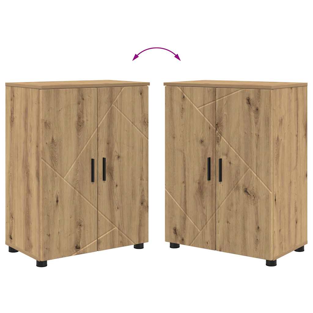 Bathroom Cabinet Artisan Oak 60 x 35 x 80 cm