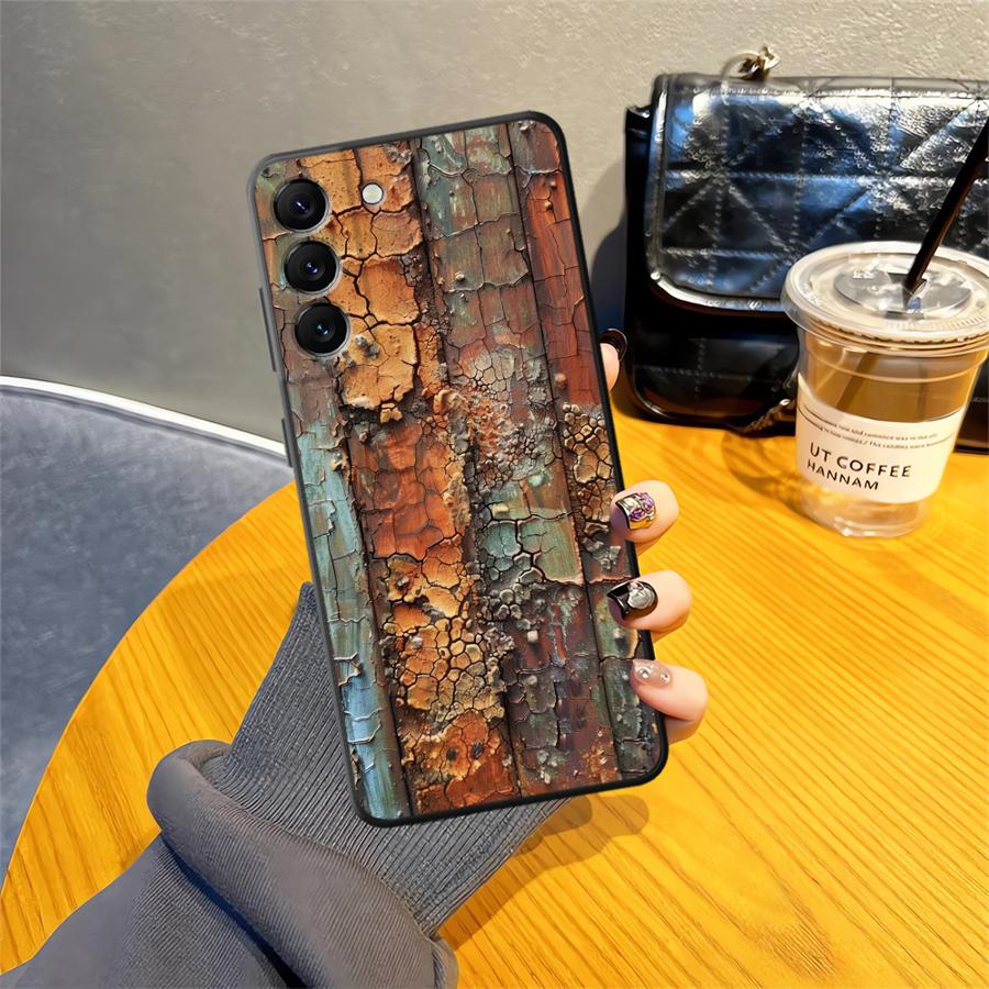 Retro Rust Phone Cover Case for Samsung Galaxy A73 A05 A52 A23 A06 A55 A53 A25 A57 A37 A12 A16 A41 A15 A70 A17 A36 A13 A51 A50