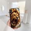 FM3 Tier Wolf Tiger Löwe Soft Shell Handyhülle für iPhone 16 15 14 13 12 Pro Max Plus Mini